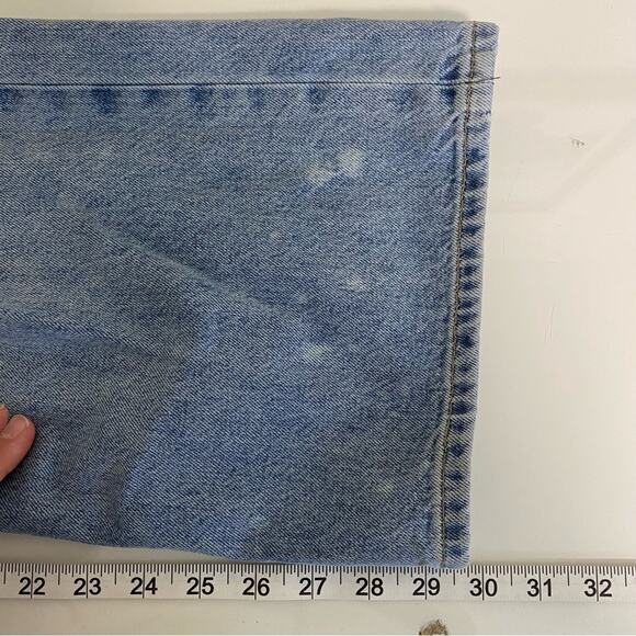 Hudson Women's Distressed Sloane Extreme Baggy Jeans Blue Size 30 - Picture 9 of 9